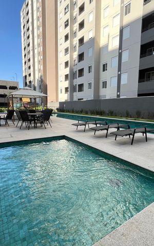 Apartamento para alugar com 37m², 2 quartos e sem vaga Apartamento para alugar com 37m², 2 quartos e sem vagaÁrea comum - Piscina