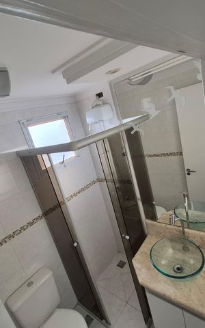 Apartamento para alugar com 52m², 2 quartos e 1 vaga Apartamento para alugar com 52m², 2 quartos e 1 vagaBanheiro