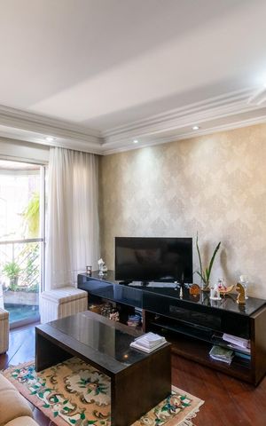Apartamento à venda com 115m², 3 quartos e 2 vagas Apartamento à venda com 115m², 3 quartos e 2 vagasSala