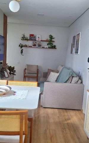 Apartamento à venda com 48m², 2 quartos e 1 vaga Apartamento à venda com 48m², 2 quartos e 1 vagaSala