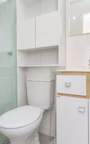 Apartamento à venda com 34m², 1 quarto e sem vaga Apartamento à venda com 34m², 1 quarto e sem vagaBanheiro
