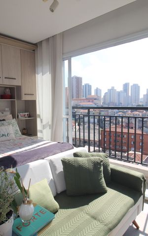 Studio à venda com 28m², 1 quarto e 1 vagaStudio