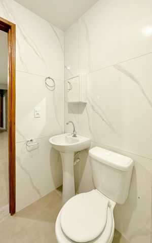 Casa para alugar com 55m², 2 quartos e sem vagaBanheiro