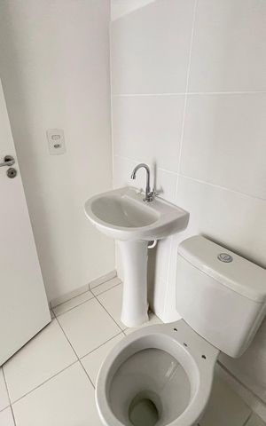 Apartamento à venda com 37m², 2 quartos e sem vaga Apartamento à venda com 37m², 2 quartos e sem vagaBanheiro