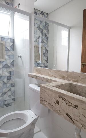 Apartamento à venda com 58m², 2 quartos e 1 vaga Apartamento à venda com 58m², 2 quartos e 1 vagaBanheiro