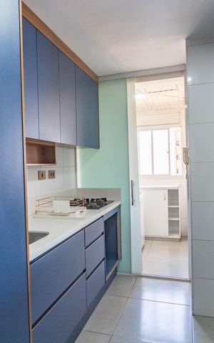 Apartamento à venda com 69m², 3 quartos e 2 vagas Apartamento à venda com 69m², 3 quartos e 2 vagasCozinha