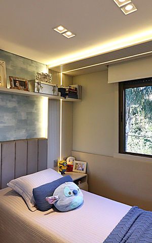 Apartamento à venda com 124m², 3 quartos e 2 vagasQuarto 3