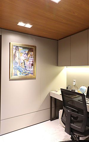 Apartamento à venda com 124m², 3 quartos e 2 vagasEscritório 