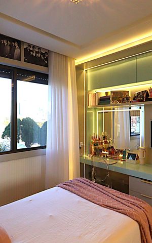 Apartamento à venda com 124m², 3 quartos e 2 vagasQuarto 2