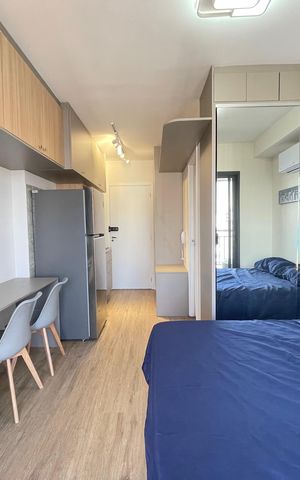 Studio à venda com 25m², 1 quarto e sem vaga Studio à venda com 25m², 1 quarto e sem vagaStudio/Sala/Quarto