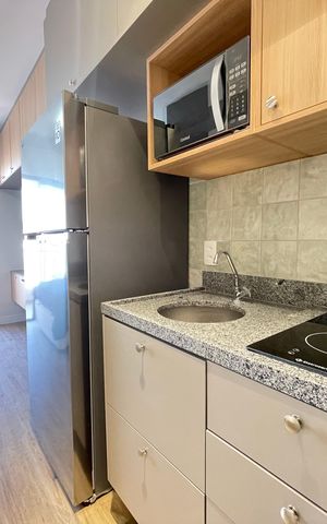 Studio à venda com 25m², 1 quarto e sem vaga Studio à venda com 25m², 1 quarto e sem vagaStudio/Cozinha