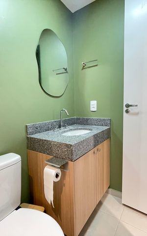 Studio à venda com 25m², 1 quarto e sem vaga Studio à venda com 25m², 1 quarto e sem vagaBanheiro