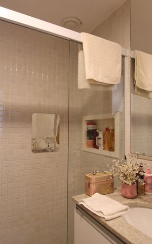 Apartamento à venda com 112m², 3 quartos e 2 vagasBanheiro da suíte 1