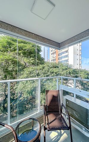 Apartamento para alugar com 40m², 1 quarto e sem vagaVaranda