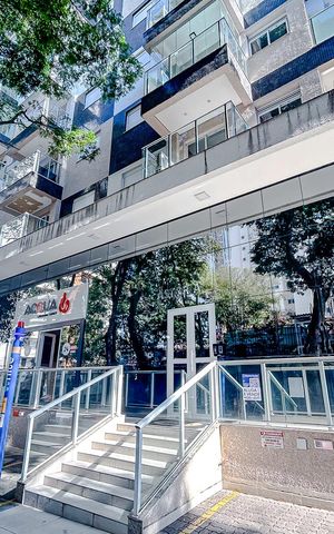Apartamento para alugar com 40m², 1 quarto e sem vagaFachada com Plaquinha