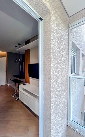Apartamento para alugar com 40m², 1 quarto e sem vagaVaranda