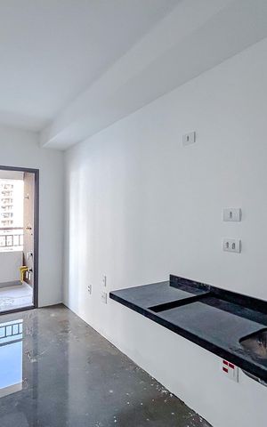 Studio à venda com 27m², 1 quarto e sem vagaCozinha