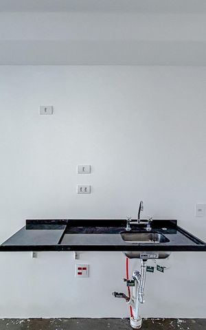 Studio à venda com 27m², 1 quarto e sem vagaCozinha