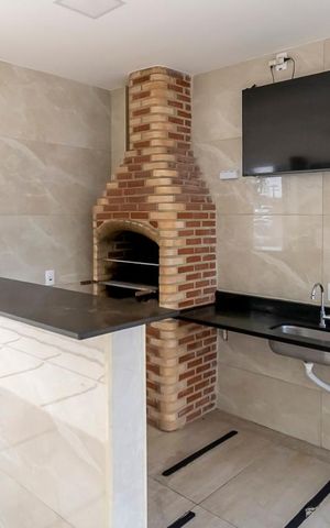 Apartamento à venda com 48m², 2 quartos e 1 vaga Apartamento à venda com 48m², 2 quartos e 1 vagaÁrea comum - Churrasqueira