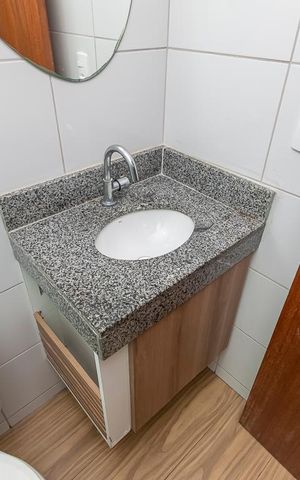 Apartamento à venda com 48m², 2 quartos e 1 vaga Apartamento à venda com 48m², 2 quartos e 1 vagaBanheiro da Suíte