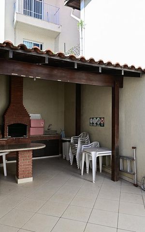 Casa de condomínio à venda com 89m², 2 quartos e 2 vagasChurrasqueira