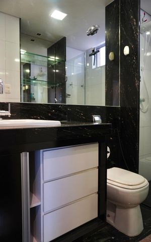Apartamento à venda com 66m², 2 quartos e 1 vaga Apartamento à venda com 66m², 2 quartos e 1 vagaBanheiro Social