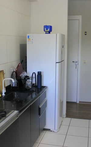 Apartamento à venda com 50m², 2 quartos e 1 vagaCozinha com área de serviço