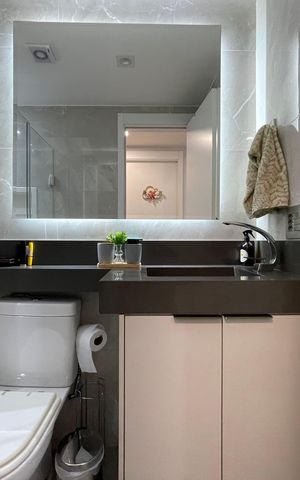 Apartamento à venda com 66m², 2 quartos e 1 vaga Apartamento à venda com 66m², 2 quartos e 1 vagaBanheiro Social