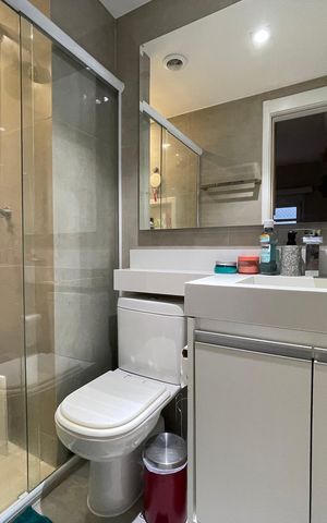 Apartamento à venda com 66m², 2 quartos e 1 vaga Apartamento à venda com 66m², 2 quartos e 1 vagaBanheiro da Suíte