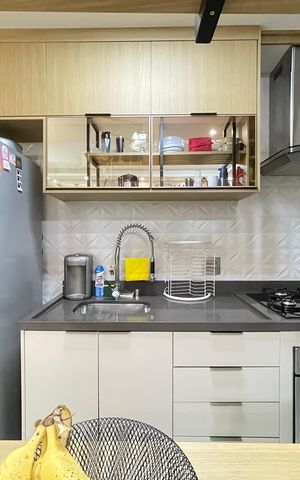 Apartamento à venda com 66m², 2 quartos e 1 vaga Apartamento à venda com 66m², 2 quartos e 1 vagaCozinha e Área de Serviço