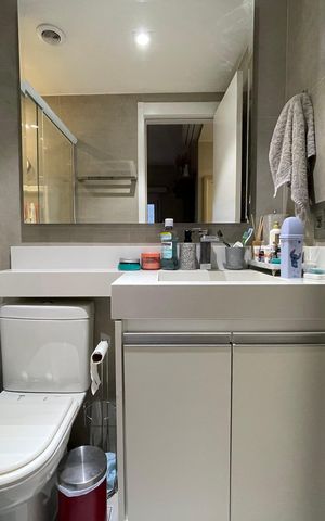 Apartamento à venda com 66m², 2 quartos e 1 vaga Apartamento à venda com 66m², 2 quartos e 1 vagaBanheiro da Suíte