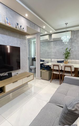 Apartamento à venda com 66m², 2 quartos e 1 vaga Apartamento à venda com 66m², 2 quartos e 1 vagaSala