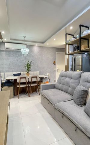 Apartamento à venda com 66m², 2 quartos e 1 vaga Apartamento à venda com 66m², 2 quartos e 1 vagaSala