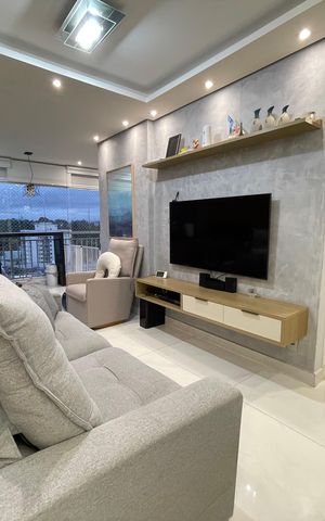 Apartamento à venda com 66m², 2 quartos e 1 vaga Apartamento à venda com 66m², 2 quartos e 1 vagaSala