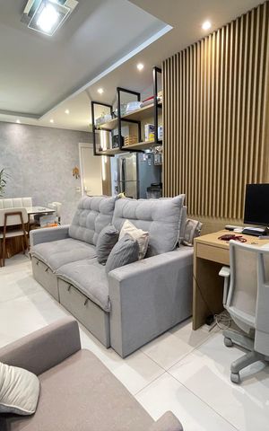Apartamento à venda com 66m², 2 quartos e 1 vaga Apartamento à venda com 66m², 2 quartos e 1 vagaSala