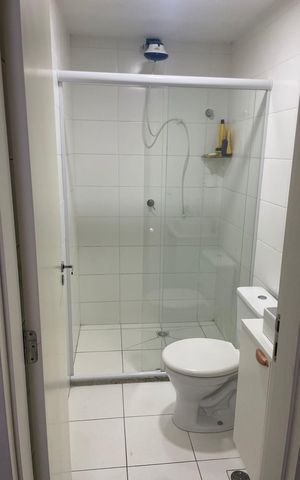 Apartamento à venda com 34m², 2 quartos e 1 vaga Apartamento à venda com 34m², 2 quartos e 1 vagaBanheiro