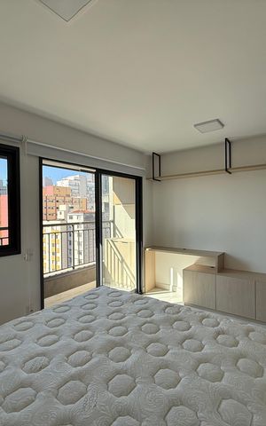 Studio à venda com 25m², 1 quarto e sem vaga