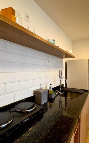 Studio à venda com 37m², 1 quarto e sem vaga