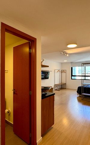 Studio à venda com 37m², 1 quarto e sem vaga
