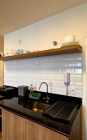 Studio à venda com 37m², 1 quarto e sem vaga