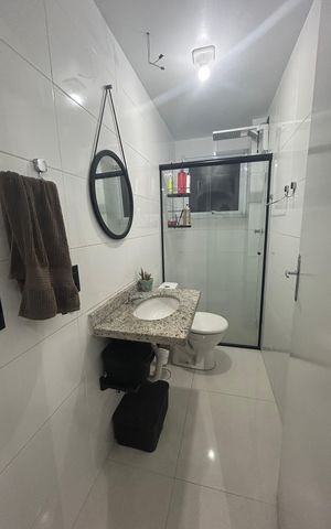Apartamento à venda com 34m², 1 quarto e 1 vaga Apartamento à venda com 34m², 1 quarto e 1 vagaBanheiro