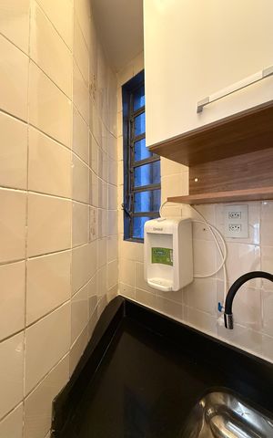 Studio à venda com 32m², 1 quarto e sem vaga