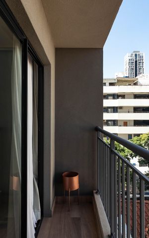 Studio para alugar com 26m², 1 quarto e sem vaga Studio para alugar com 26m², 1 quarto e sem vagaVaranda