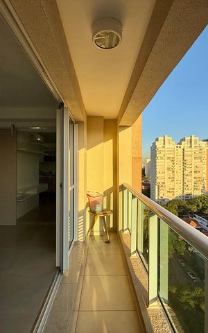 Apartamento à venda com 56m², 1 quarto e 1 vaga Apartamento à venda com 56m², 1 quarto e 1 vagaSacada