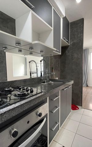 Apartamento à venda com 38m², 2 quartos e sem vaga Apartamento à venda com 38m², 2 quartos e sem vagaCozinha e Área de Serviço