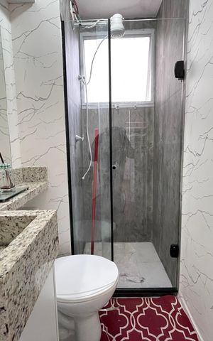 Apartamento à venda com 38m², 2 quartos e sem vaga Apartamento à venda com 38m², 2 quartos e sem vagaBanheiro