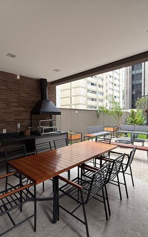 Studio para alugar com 37m², 1 quarto e 1 vaga