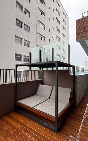 Studio para alugar com 37m², 1 quarto e 1 vaga