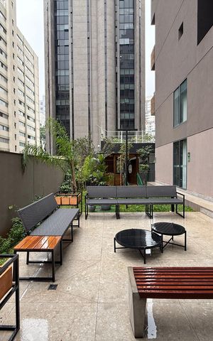 Studio para alugar com 37m², 1 quarto e 1 vaga
