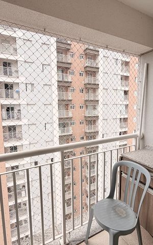 Apartamento à venda com 61m², 3 quartos e 1 vagaSacada